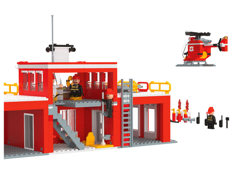 Fire Station Building Toy Clippys Set 840 Pieces Outlet Fire Station Building Toy Clippys Set 840 Pieces Fire Station Building Toy Clippys Set 840 Pieces PLAYTIVE®