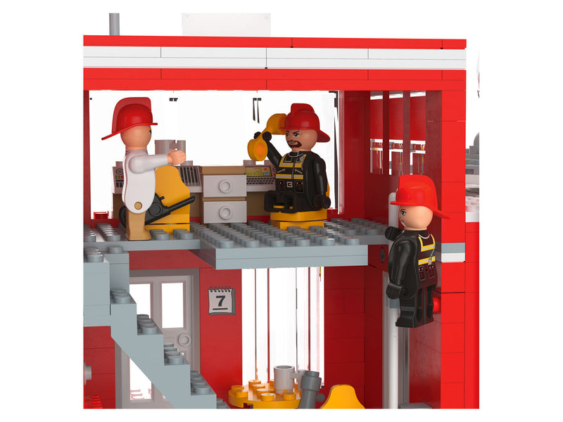 Fire Station Building Toy Clippys Set 840 Pieces Outlet Fire Station Building Toy Clippys Set 840 Pieces Fire Station Building Toy Clippys Set 840 Pieces PLAYTIVE®