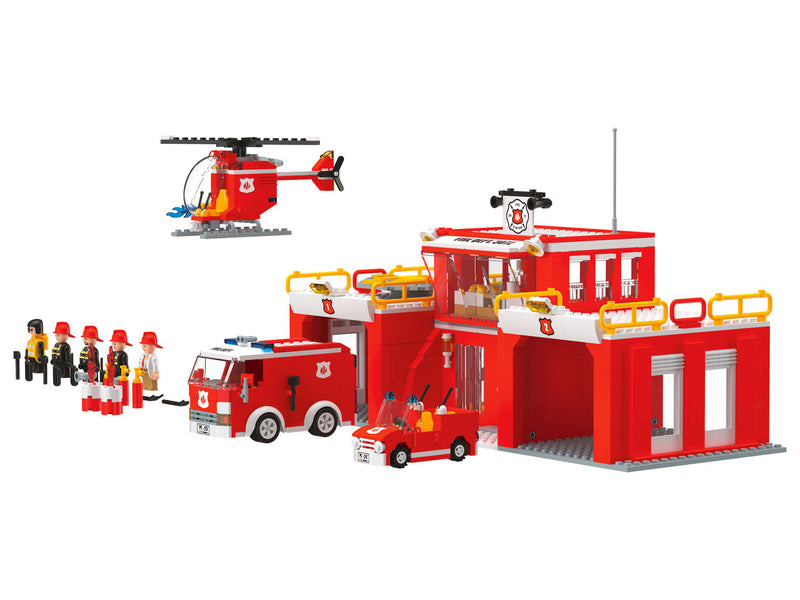 Fire Station Building Toy Clippys Set 840 Pieces Outlet Fire Station Building Toy Clippys Set 840 Pieces Fire Station Building Toy Clippys Set 840 Pieces PLAYTIVE®