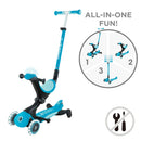 GO•UP ACTIVE LIGHTS 360° - AQUA Scooters GO•UP ACTIVE LIGHTS 360° - AQUA GO•UP ACTIVE LIGHTS 360° - AQUA GLOBBER