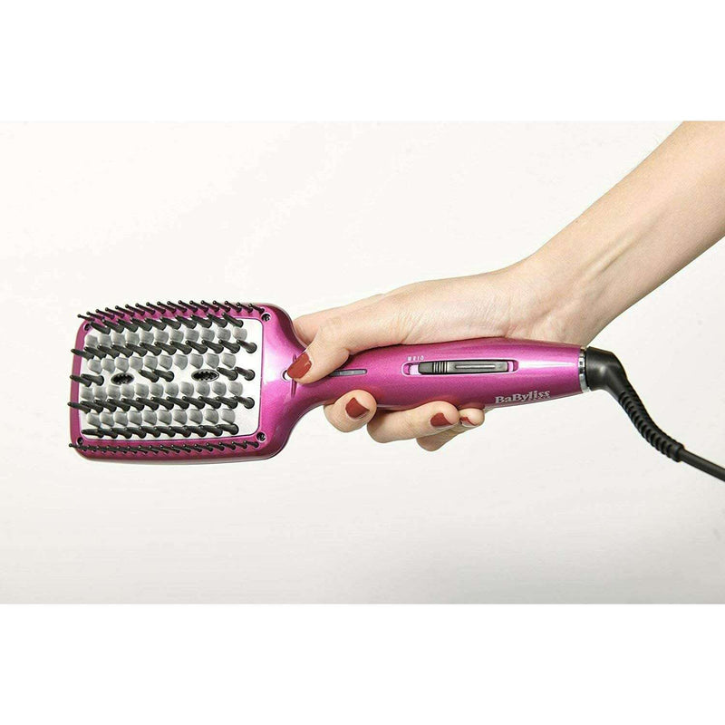 Heated Brush 3D Liss Brush With Ionic Technology - Purple hair brush Heated Brush 3D Liss Brush With Ionic Technology - Purple Heated Brush 3D Liss Brush With Ionic Technology - Purple BabyLiss