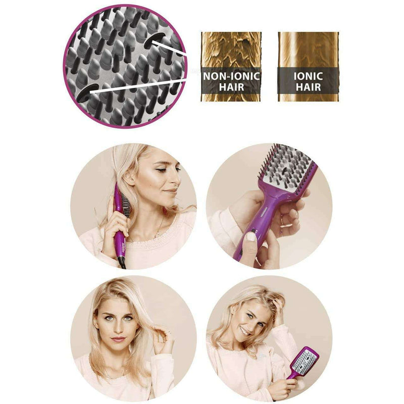 Heated Brush 3D Liss Brush With Ionic Technology - Purple hair brush Heated Brush 3D Liss Brush With Ionic Technology - Purple Heated Brush 3D Liss Brush With Ionic Technology - Purple BabyLiss