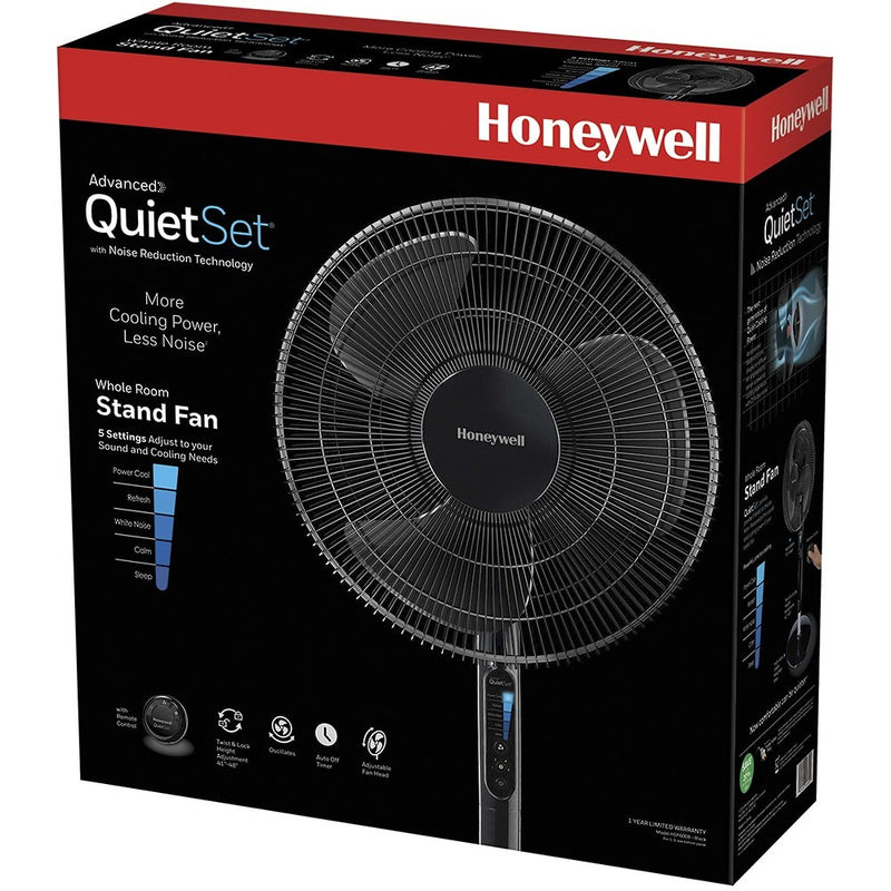 QuietSet 16"  Stand Fan with Noise Reduction Technology Outlet QuietSet 16"  Stand Fan with Noise Reduction Technology QuietSet 16"  Stand Fan with Noise Reduction Technology Honeywell