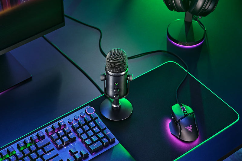 Seiren V2,  Pro Professional-grade USB Microphone for Streamers Gaming Seiren V2,  Pro Professional-grade USB Microphone for Streamers Seiren V2,  Pro Professional-grade USB Microphone for Streamers Razer