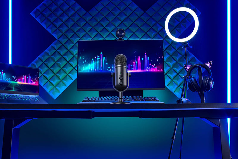 Seiren V2,  Pro Professional-grade USB Microphone for Streamers Gaming Seiren V2,  Pro Professional-grade USB Microphone for Streamers Seiren V2,  Pro Professional-grade USB Microphone for Streamers Razer