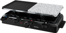 Raclette-Grill Double Sided, Stone Plate, 8 Trays - 1400W Outlet Raclette-Grill Double Sided, Stone Plate, 8 Trays - 1400W Raclette-Grill Double Sided, Stone Plate, 8 Trays - 1400W SilverCrest