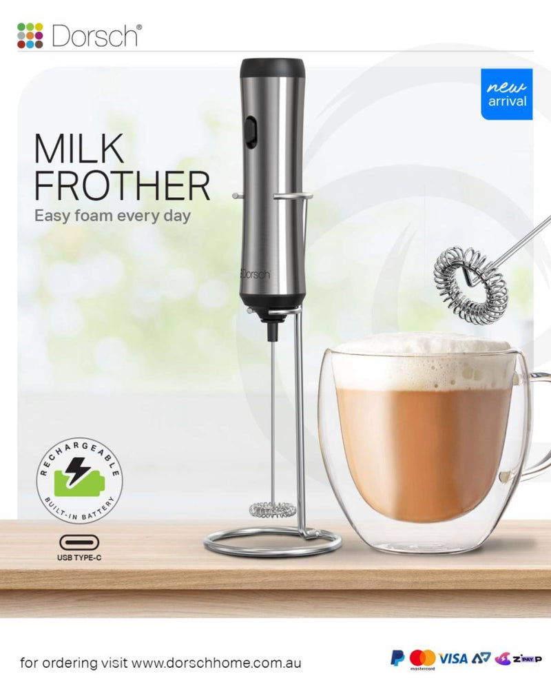 Milk Frother Rechargeable Battery Milk Frother Milk Frother Rechargeable Battery Milk Frother Rechargeable Battery Dorsch