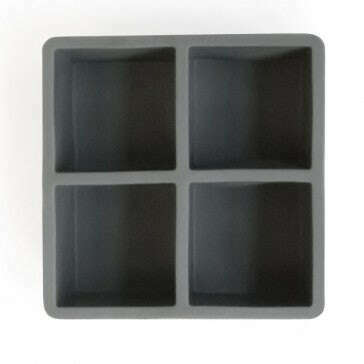 Square Ice Cube Tray - Rubber Gray ice cube tray Square Ice Cube Tray - Rubber Gray Square Ice Cube Tray - Rubber Gray The Chefs Warehouse By MG