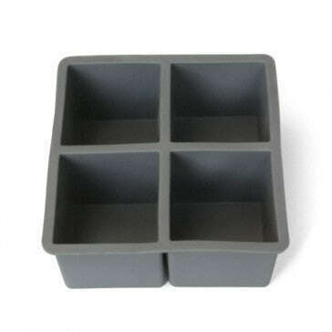 Square Ice Cube Tray - Rubber Gray ice cube tray Square Ice Cube Tray - Rubber Gray Square Ice Cube Tray - Rubber Gray The Chefs Warehouse By MG