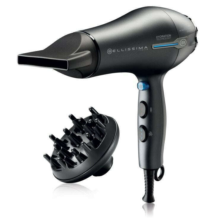 Compact Hairdryer, Ion Technolog, AC motor, 2000W Hair Dryers Compact Hairdryer, Ion Technolog, AC motor, 2000W Compact Hairdryer, Ion Technolog, AC motor, 2000W Bellissima