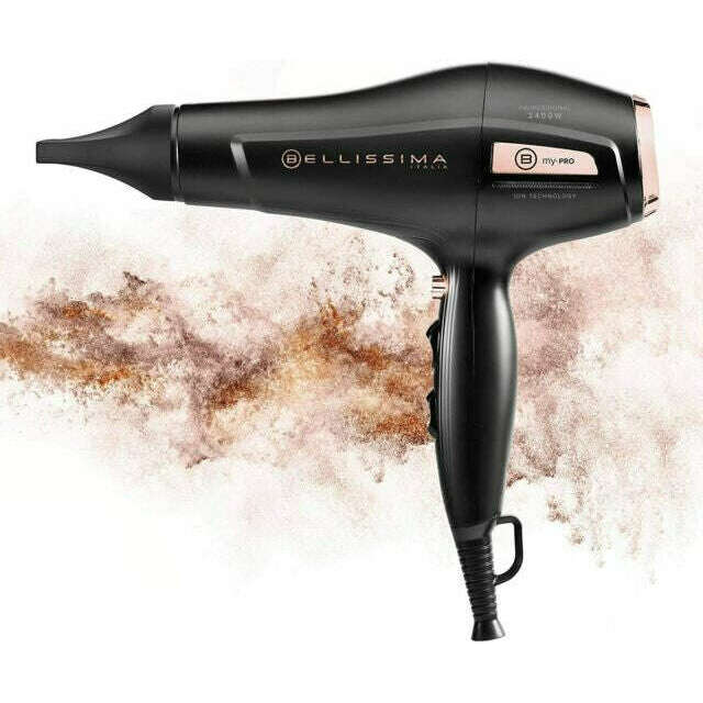 Hairdryer My Pro, Ion Technology ceramic, 2400W Hairdryer Hairdryer My Pro, Ion Technology ceramic, 2400W Hairdryer My Pro, Ion Technology ceramic, 2400W Bellissima