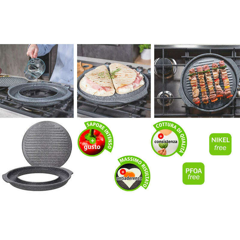 Mythos-Round Grill-30 cm Griddles & Grill Pans Mythos-Round Grill-30 cm Mythos-Round Grill-30 cm Tognana