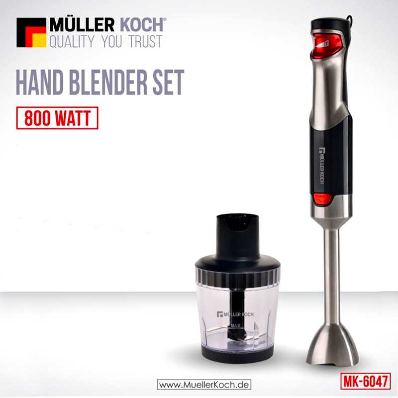 Hand Blender Set, 800W Food Mixers & Blenders Hand Blender Set, 800W Hand Blender Set, 800W Muller Koch