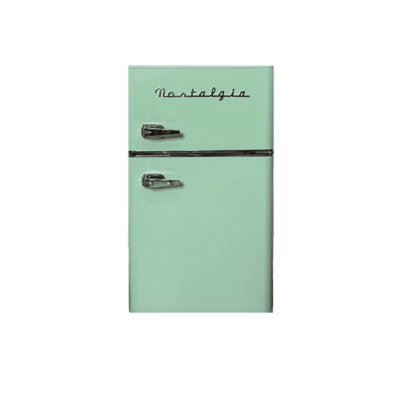 Two Door Retro Mini Fridge-Freezer, Tiffany Blue Wine Cooler Two Door Retro Mini Fridge-Freezer, Tiffany Blue Two Door Retro Mini Fridge-Freezer, Tiffany Blue Nostalgia