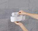 Duo Shower Shelf White Bathroom Accessories Duo Shower Shelf White Duo Shower Shelf White Joseph Joseph