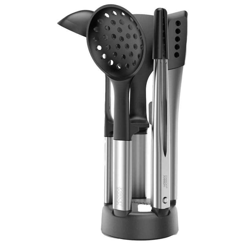 Elevate™ Fusion 5-piece Stainless-steel Utensil Set with Compact Stand Cooking Utensils Elevate™ Fusion 5-piece Stainless-steel Utensil Set with Compact Stand Elevate™ Fusion 5-piece Stainless-steel Utensil Set with Compact Stand Joseph Joseph