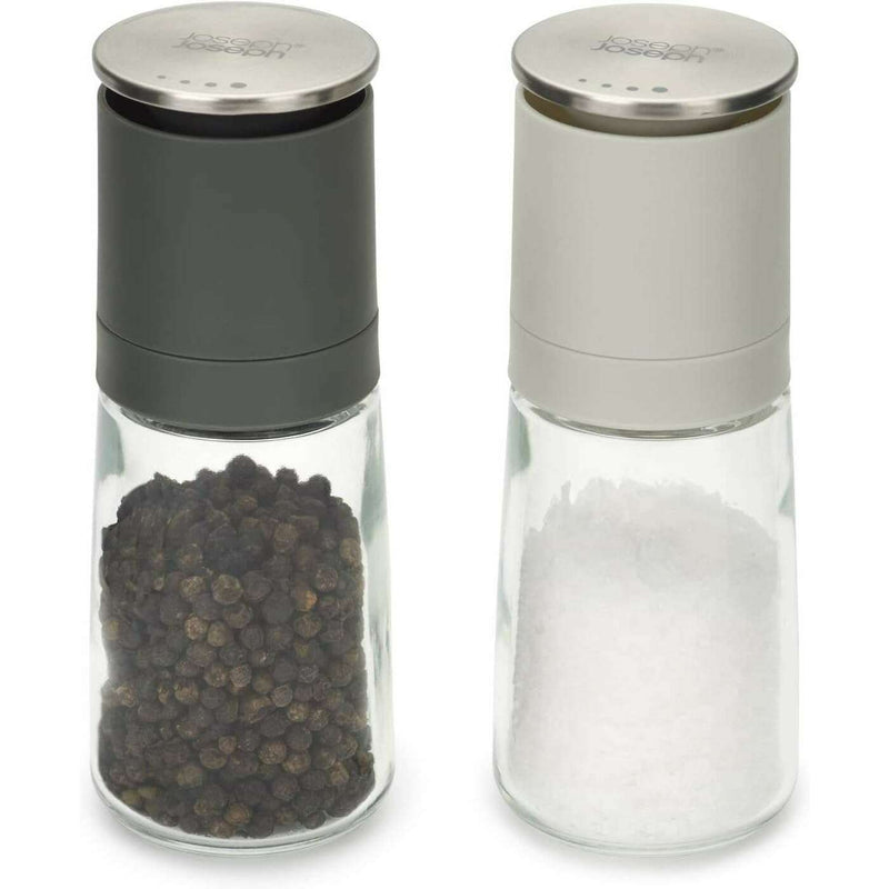 Salt and Pepper Grinder Set - Black/Grey Salt & Pepper Shakers Salt and Pepper Grinder Set - Black/Grey Salt and Pepper Grinder Set - Black/Grey Joseph Joseph