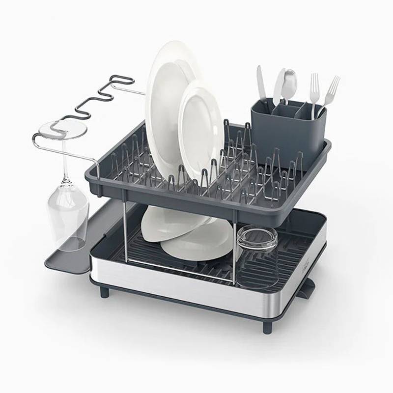 2-Tier Stainless-steel Dish Rack Skin Cleansing Brushes & Systems 2-Tier Stainless-steel Dish Rack 2-Tier Stainless-steel Dish Rack Joseph Joseph