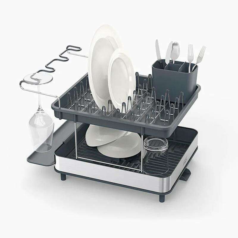 2-Tier Stainless Steel Dish Rack Skin Cleansing Brushes & Systems 2-Tier Stainless Steel Dish Rack 2-Tier Stainless Steel Dish Rack Joseph Joseph