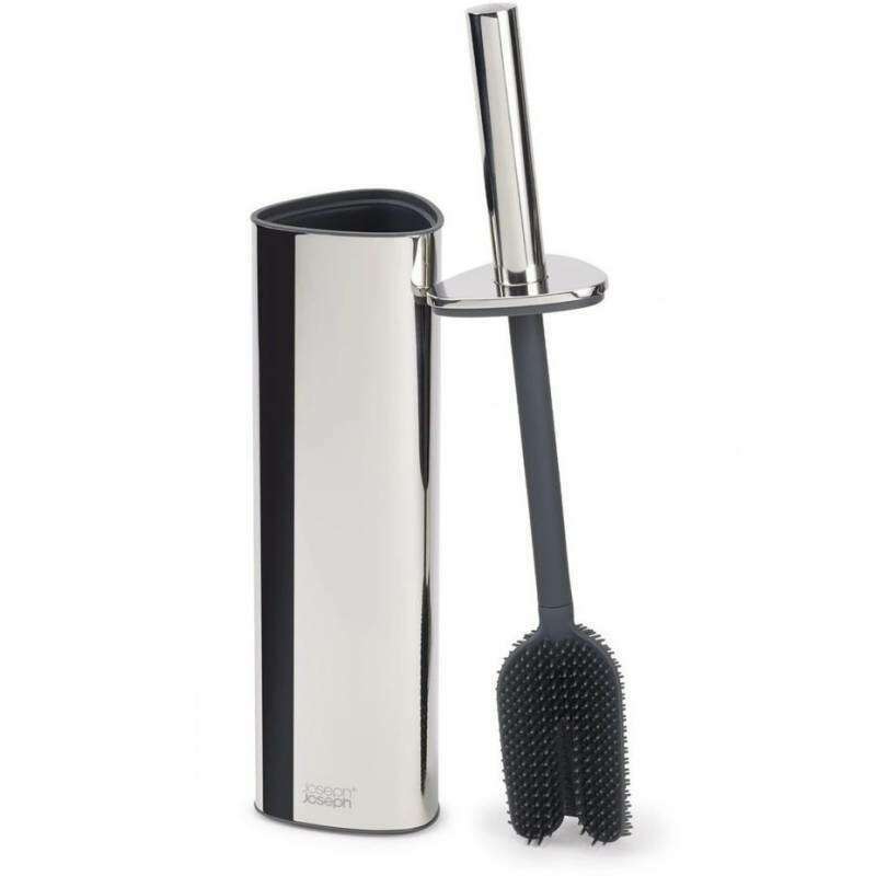 Flex™ 360 Luxe Toilet Brush- Stainless-Steel Finish Bathroom Accessories Flex™ 360 Luxe Toilet Brush- Stainless-Steel Finish Flex™ 360 Luxe Toilet Brush- Stainless-Steel Finish Joseph Joseph