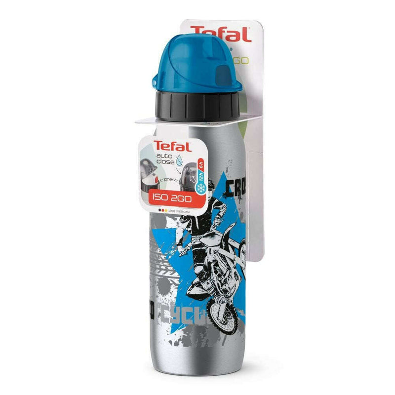 Iso2go Steel - Motocross 0,5L Stainless Steel Flask Iso2go Steel - Motocross 0,5L Iso2go Steel - Motocross 0,5L Tefal