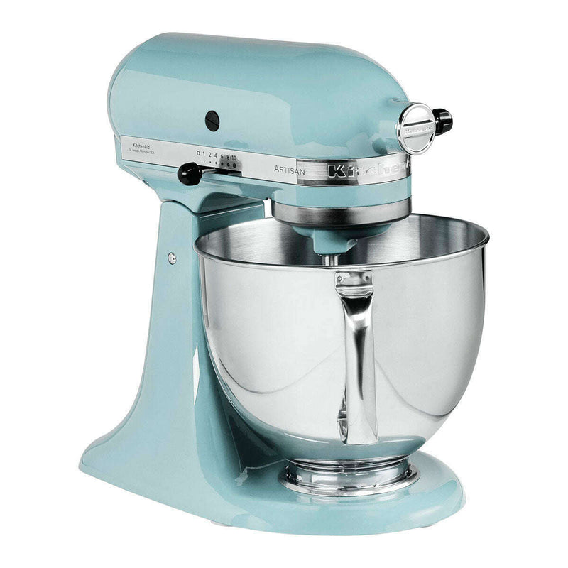 4.8L Artisan Stand Mixer, Ice Blue + Poring Shield & Extra Bowl Food Mixers & Blenders 4.8L Artisan Stand Mixer, Ice Blue + Poring Shield & Extra Bowl 4.8L Artisan Stand Mixer, Ice Blue + Poring Shield & Extra Bowl KitchenAid