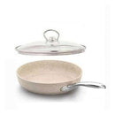 Granita Collection, Frying Pan With Glass Lid Frying pan Granita Collection, Frying Pan With Glass Lid Granita Collection, Frying Pan With Glass Lid Korkmaz