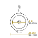 LODGE 26Cm Seasoned Cast Iron Grill Pan Cast Iron LODGE 26Cm Seasoned Cast Iron Grill Pan LODGE 26Cm Seasoned Cast Iron Grill Pan Lodge