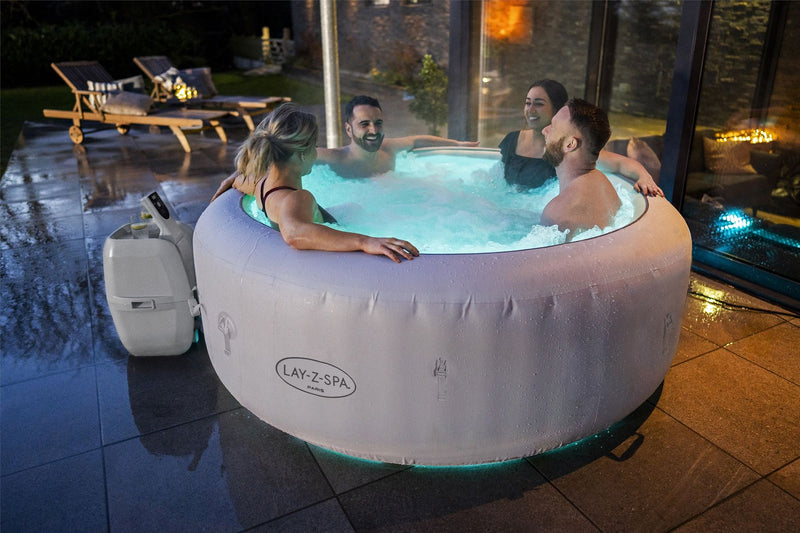 Lay-Z-Spa Paris AirJet Spa with LED 196x66cm, 4-6 persons Spa Bubble Pools Lay-Z-Spa Paris AirJet Spa with LED 196x66cm, 4-6 persons Lay-Z-Spa Paris AirJet Spa with LED 196x66cm, 4-6 persons Bestway