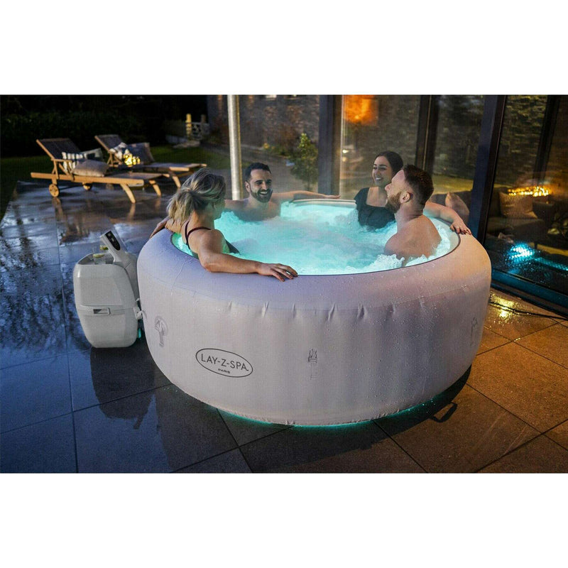 Lay-Z-Spa Paris AirJet Spa with LED 196x66cm, 4-6 persons Spa Bubble Pools Lay-Z-Spa Paris AirJet Spa with LED 196x66cm, 4-6 persons Lay-Z-Spa Paris AirJet Spa with LED 196x66cm, 4-6 persons Bestway