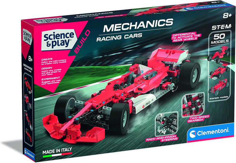 Science & Play, Mechanics Laboratory, Red Racing Car Builder Educational Games Science & Play, Mechanics Laboratory, Red Racing Car Builder Science & Play, Mechanics Laboratory, Red Racing Car Builder CLEMENTONI