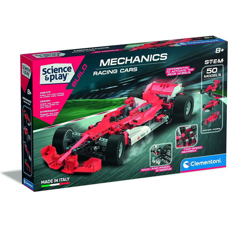 Science & Play, Mechanics Laboratory, Red Racing Car Builder Educational Games Science & Play, Mechanics Laboratory, Red Racing Car Builder Science & Play, Mechanics Laboratory, Red Racing Car Builder CLEMENTONI