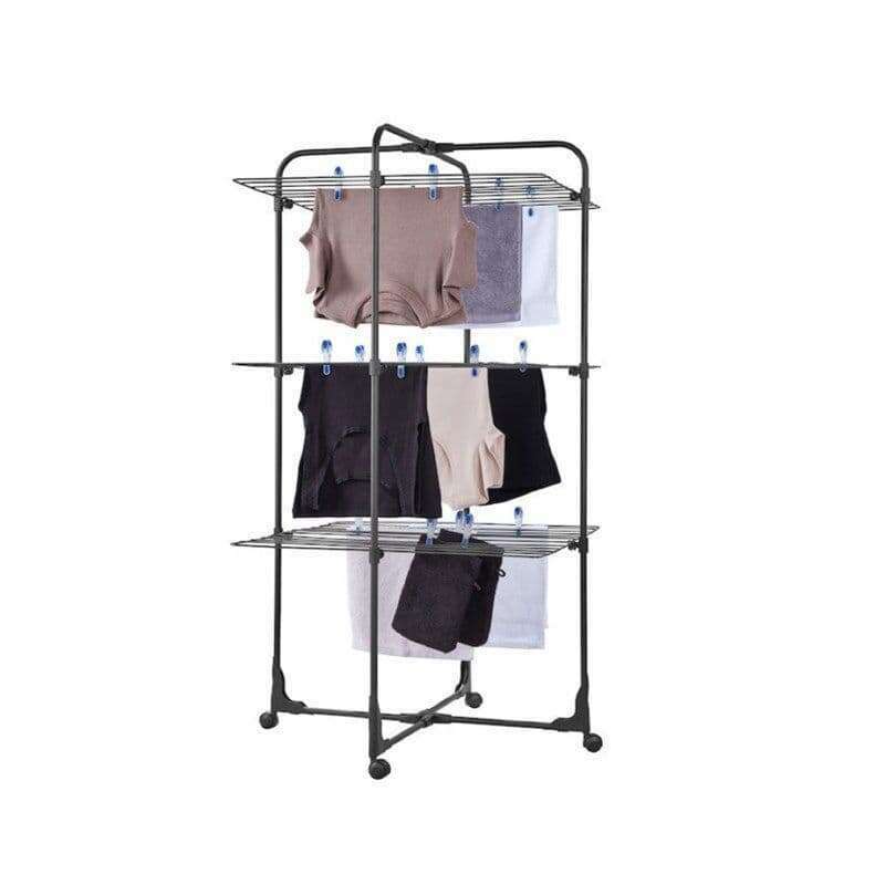 Clothes Rack Classic Tower 270 Black laundry Clothes Rack Classic Tower 270 Black Clothes Rack Classic Tower 270 Black LEIFHEIT