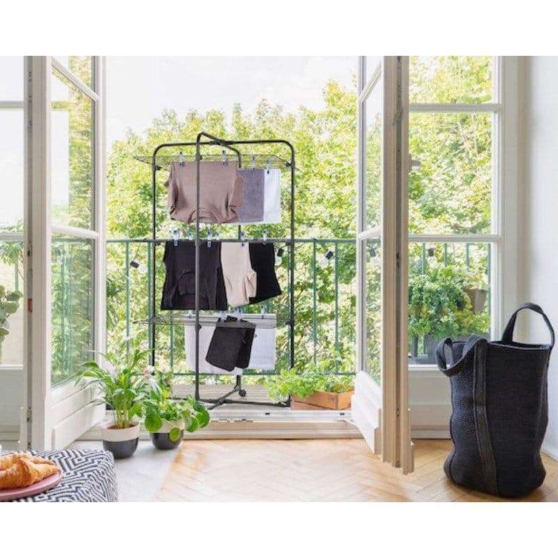 Clothes Rack Classic Tower 270 Black laundry Clothes Rack Classic Tower 270 Black Clothes Rack Classic Tower 270 Black LEIFHEIT