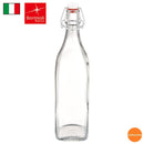 1L Glass Swing Flip Top Lid Bottle