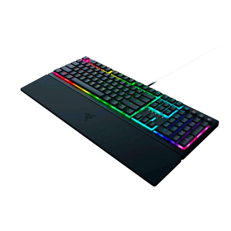 Ornata V3 Full-Size Wired Mecha-Membrane Gaming Keyboard with Chroma RGB Backlighting – Black gaming Ornata V3 Full-Size Wired Mecha-Membrane Gaming Keyboard with Chroma RGB Backlighting – Black Ornata V3 Full-Size Wired Mecha-Membrane Gaming Keyboard with Chroma RGB Backlighting – Black Razer