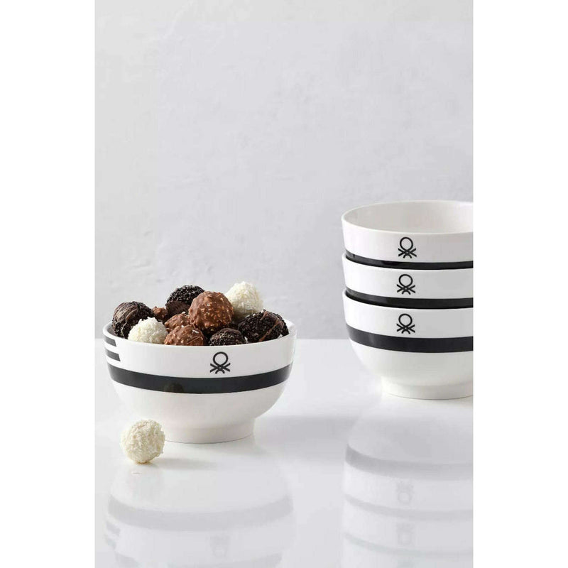 Black&White Collection, Set of 4 Bowls Bowl Set Black&White Collection, Set of 4 Bowls Black&White Collection, Set of 4 Bowls United Colors of Benetton