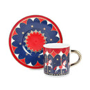 Magico Ricordo Carousel Set of 4 Cups and Saucers Coffee & Tea Cups Magico Ricordo Carousel Set of 4 Cups and Saucers Magico Ricordo Carousel Set of 4 Cups and Saucers Bialetti