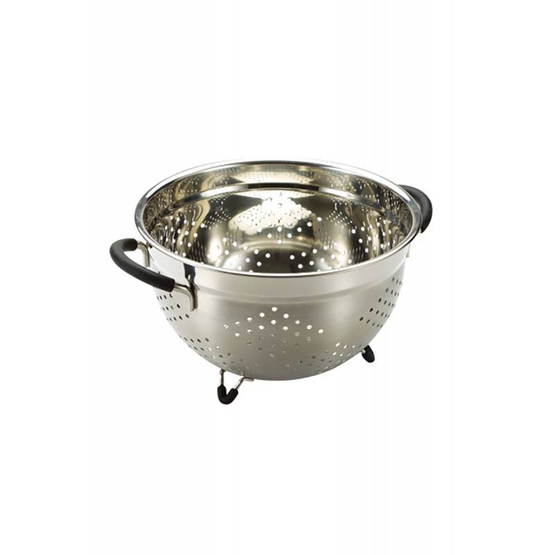 24cm Colander Stainless Steel, Silicone Non-Slip Feet Colanders & Strainers 24cm Colander Stainless Steel, Silicone Non-Slip Feet 24cm Colander Stainless Steel, Silicone Non-Slip Feet MasterPro