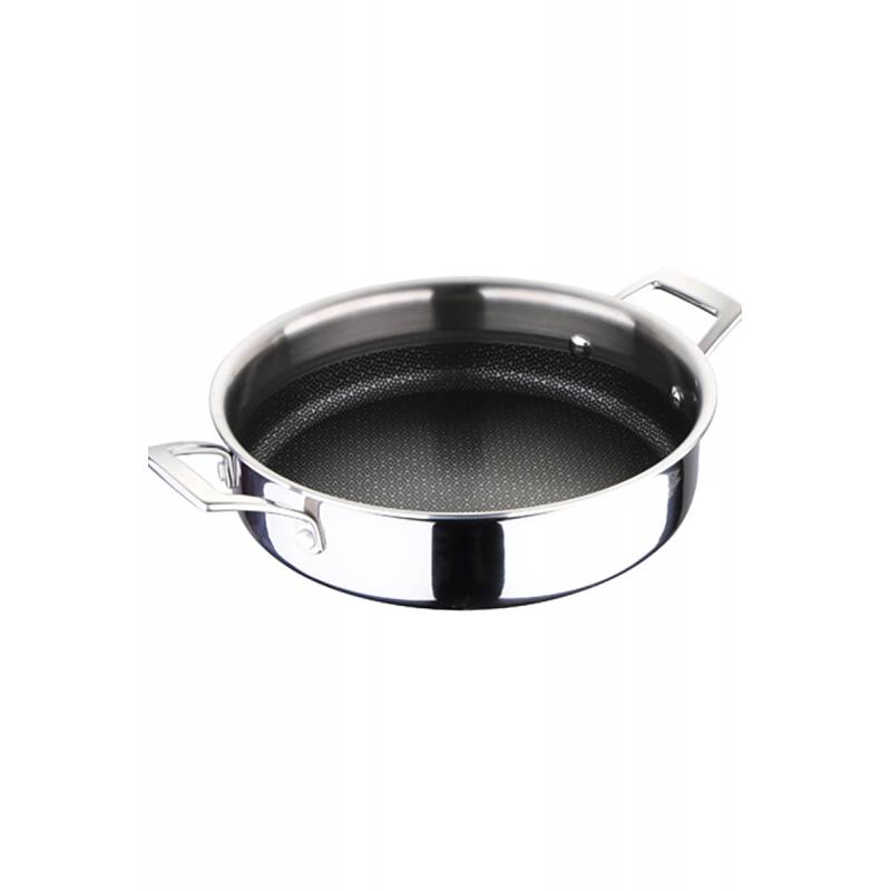 Stainless Steel Low Casserole With 2 Handles Casserole Stainless Steel Low Casserole With 2 Handles Stainless Steel Low Casserole With 2 Handles MasterPro