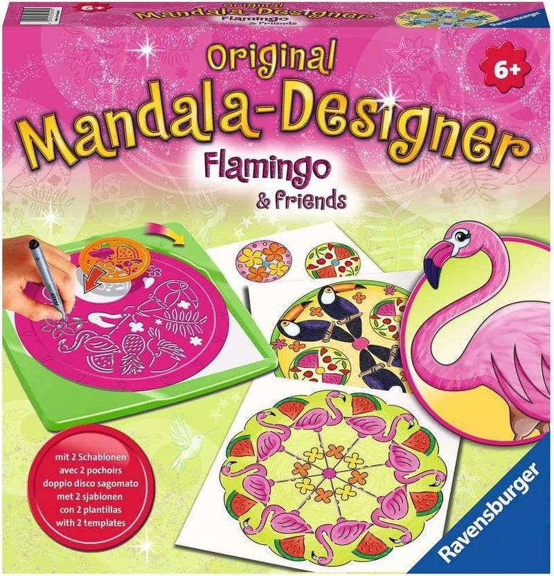 Mandala Designer – Drawing, Flamingo Art & Crafts Mandala Designer – Drawing, Flamingo Mandala Designer – Drawing, Flamingo Ravensburger