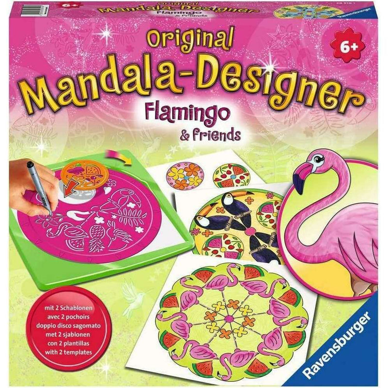 Mandala Designer – Drawing, Flamingo Art & Crafts Mandala Designer – Drawing, Flamingo Mandala Designer – Drawing, Flamingo Ravensburger