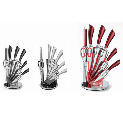 8 Pcs Kitchen Set With Acrylic Stand knives set 8 Pcs Kitchen Set With Acrylic Stand 8 Pcs Kitchen Set With Acrylic Stand Muller Koch