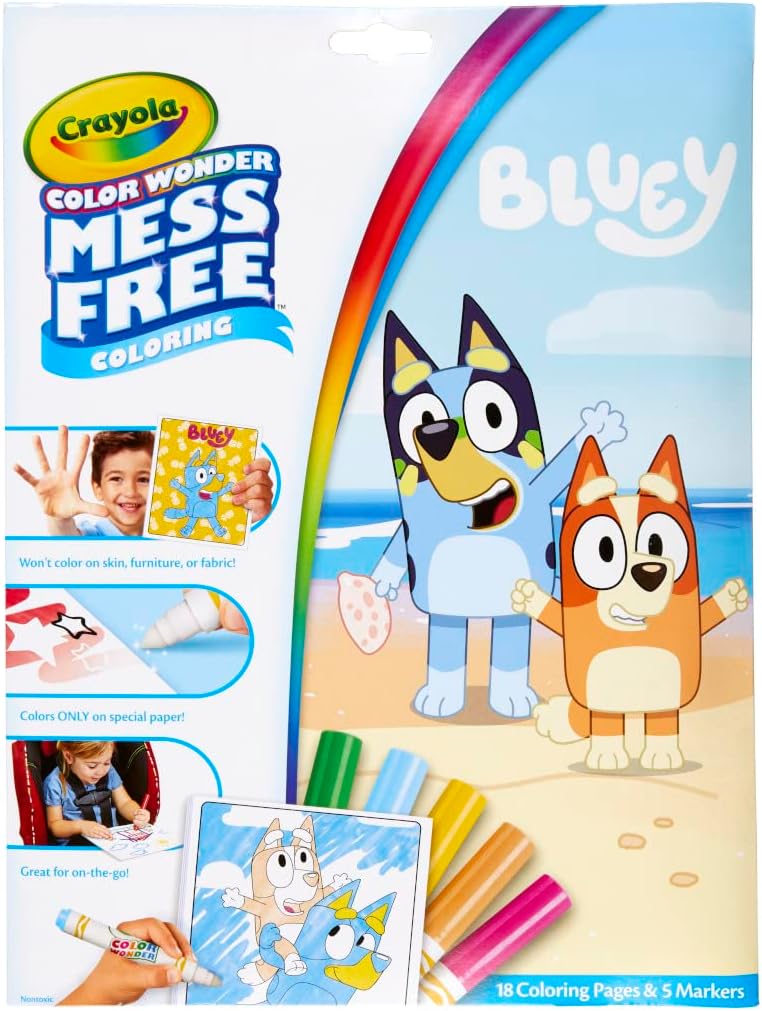 Color Wonder Bluey, Mess Free, Magic Reveal Coloring  Color Wonder Bluey, Mess Free, Magic Reveal Coloring Color Wonder Bluey, Mess Free, Magic Reveal Coloring The German Outlet