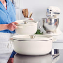 Almond Cream Cast Iron Casserole Cast Iron Almond Cream Cast Iron Casserole Almond Cream Cast Iron Casserole KitchenAid