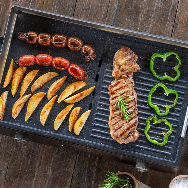 Stainless Steel Electric Grill, 3000W Grill Plate Stainless Steel Electric Grill, 3000W Stainless Steel Electric Grill, 3000W Cecotec