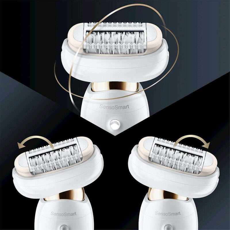 Wet & Dry Epilator Series 9 + Exfoliation Brush Hair Removal Wet & Dry Epilator Series 9 + Exfoliation Brush Wet & Dry Epilator Series 9 + Exfoliation Brush Braun