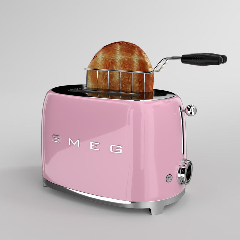 Toaster 2 slice, Pink Toasters Toaster 2 slice, Pink Toaster 2 slice, Pink Smeg