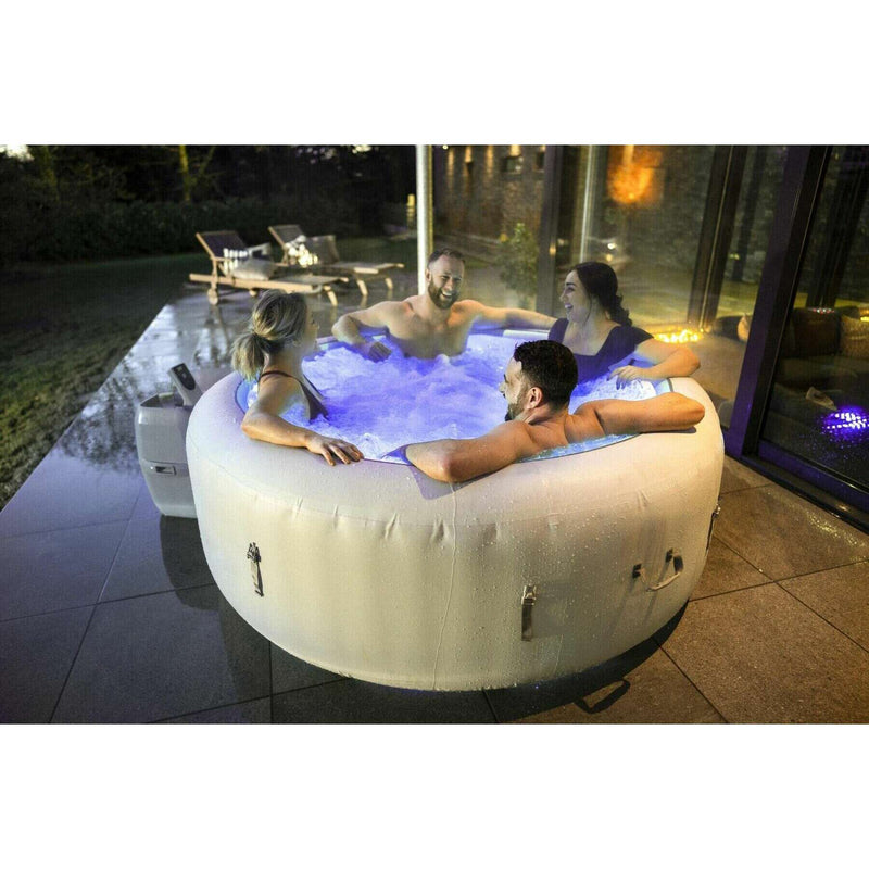 Lay-Z-Spa Paris AirJet Spa with LED 196x66cm, 4-6 persons Spa Bubble Pools Lay-Z-Spa Paris AirJet Spa with LED 196x66cm, 4-6 persons Lay-Z-Spa Paris AirJet Spa with LED 196x66cm, 4-6 persons Bestway