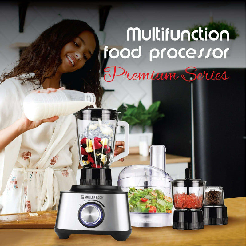 Multifunctional Food Processor – 1000W – 1.2L food processor Multifunctional Food Processor – 1000W – 1.2L Multifunctional Food Processor – 1000W – 1.2L Muller Koch